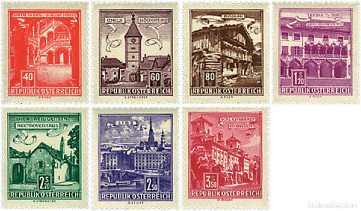 Sellos: 640296 MNH AUSTRIA 1962 MONUMENTOS Y EDIFICIOS - Foto 1