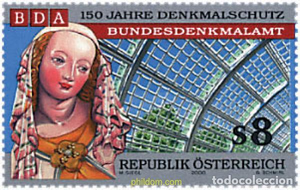 Sellos: 50237 MNH AUSTRIA 2000 150 A&Ntilde;OS DE LA PROTECCION DE LOS MONUMENTOS AUSTRIACOS