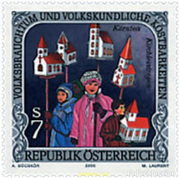 Sellos: 63760 MNH AUSTRIA 2000 ETNOLOGIA Y FOLCLORE