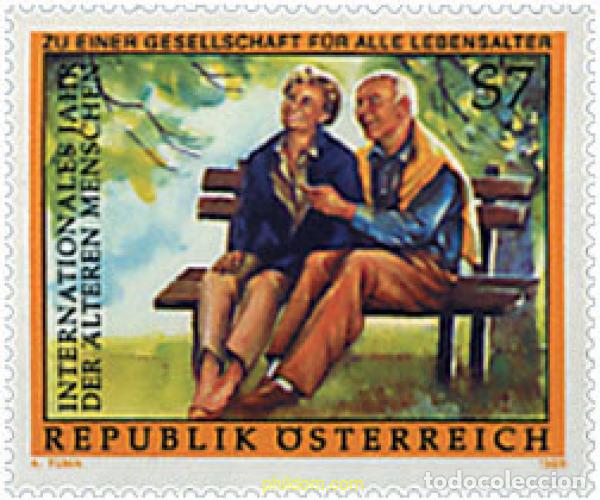 Sellos: 50223 MNH AUSTRIA 1999 A&Ntilde;O INTERNACIONAL DE LA TERCERA EDAD