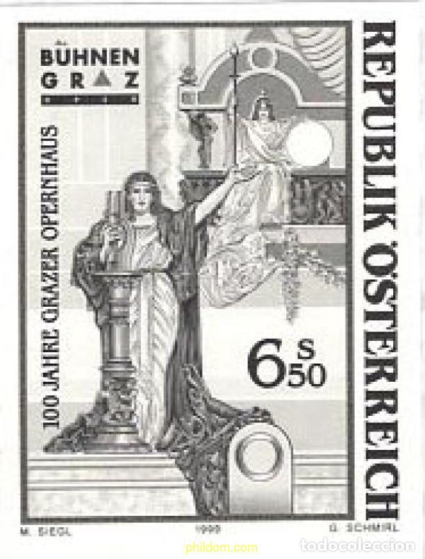 Sellos: 674230 MNH AUSTRIA 1999 CENTENARIO DE LA OPERA DE GRAZ