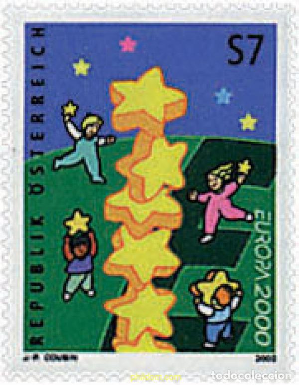 Sellos: 77110 MNH AUSTRIA 2000 EUROPA CEPT. CONSTRUCCION EUROPEA