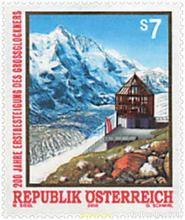 Sellos: 63761 MNH AUSTRIA 2000 BICENTENARIO DE LA PRIMERA ASCENSION AL GROSSGLOCKNER