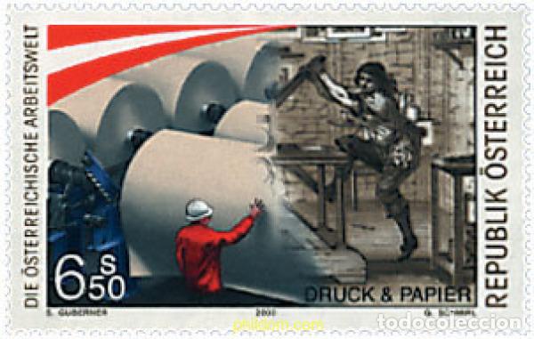 Sellos: 52151 MNH AUSTRIA 2000 EL MUNDO DEL TRABAJO EN AUSTRIA