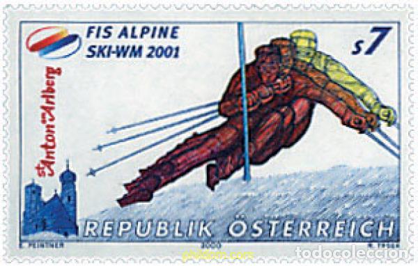 Sellos: 56738 MNH AUSTRIA 2000 CAMPEONATOS DEL MUNDO DE ESQUI EN SAINT ANTON DE ARLBERG