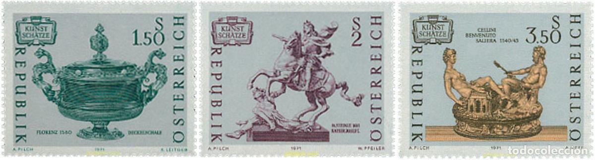Sellos: 60249 MNH AUSTRIA 1971 TESOROS ARTISTICOS DE AUSTRIA