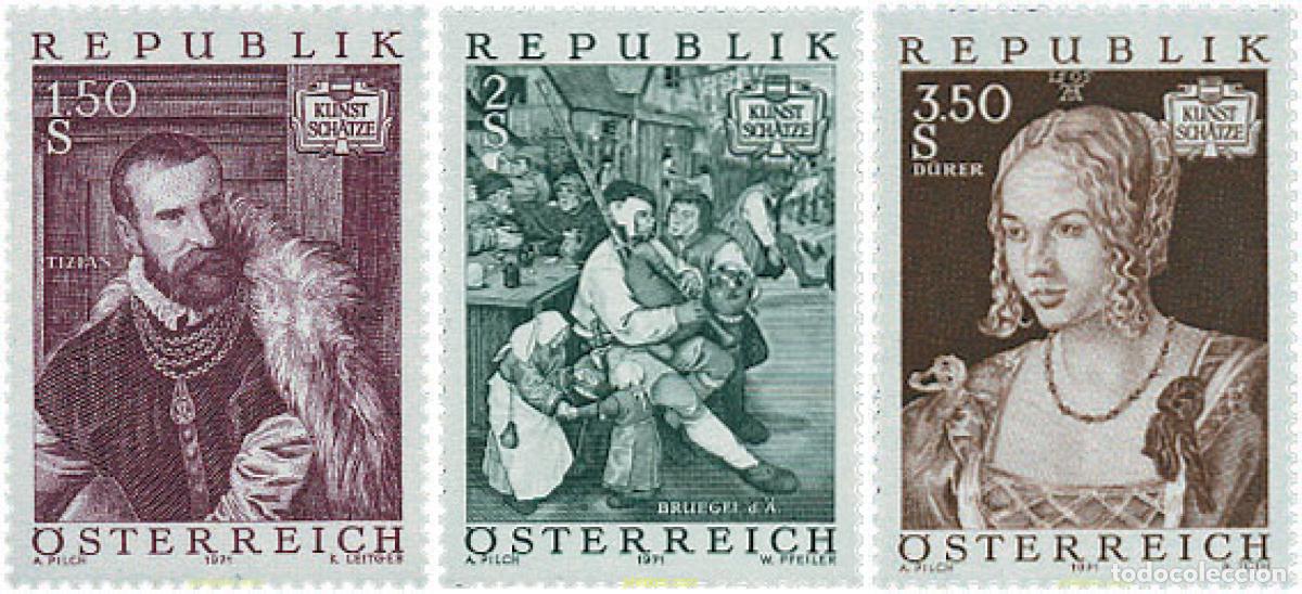 Sellos: 60250 MNH AUSTRIA 1971 EL ARTE EN AUSTRIA