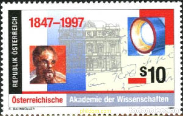 Sellos: 60265 MNH AUSTRIA 1997 150 ANIVERSARIO DE LA ACADEMIA DE CIENCIAS