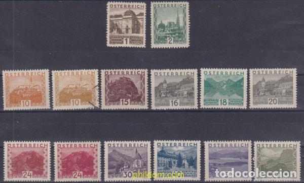 Sellos: 616193 MNH AUSTRIA 1929 PAISAJES