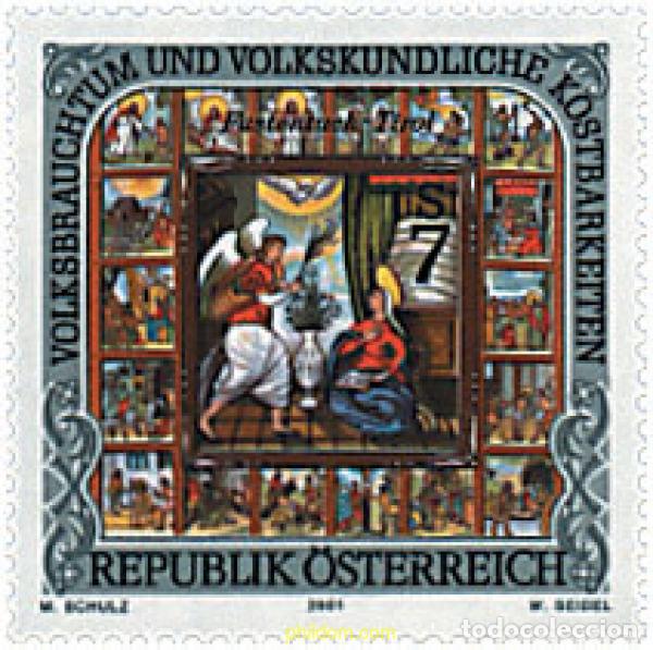 Sellos: 78146 MNH AUSTRIA 2001 ETNOLOGIA Y FOLCLORE