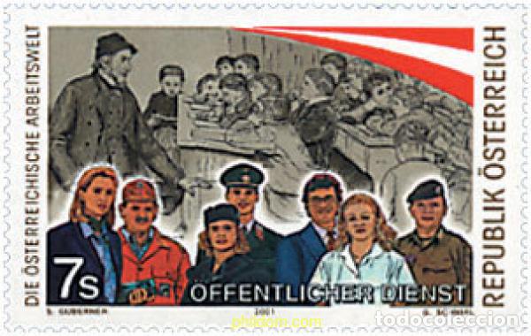 Sellos: 78156 MNH AUSTRIA 2001 EL MUNDO DEL TRABAJO EN AUSTRIA