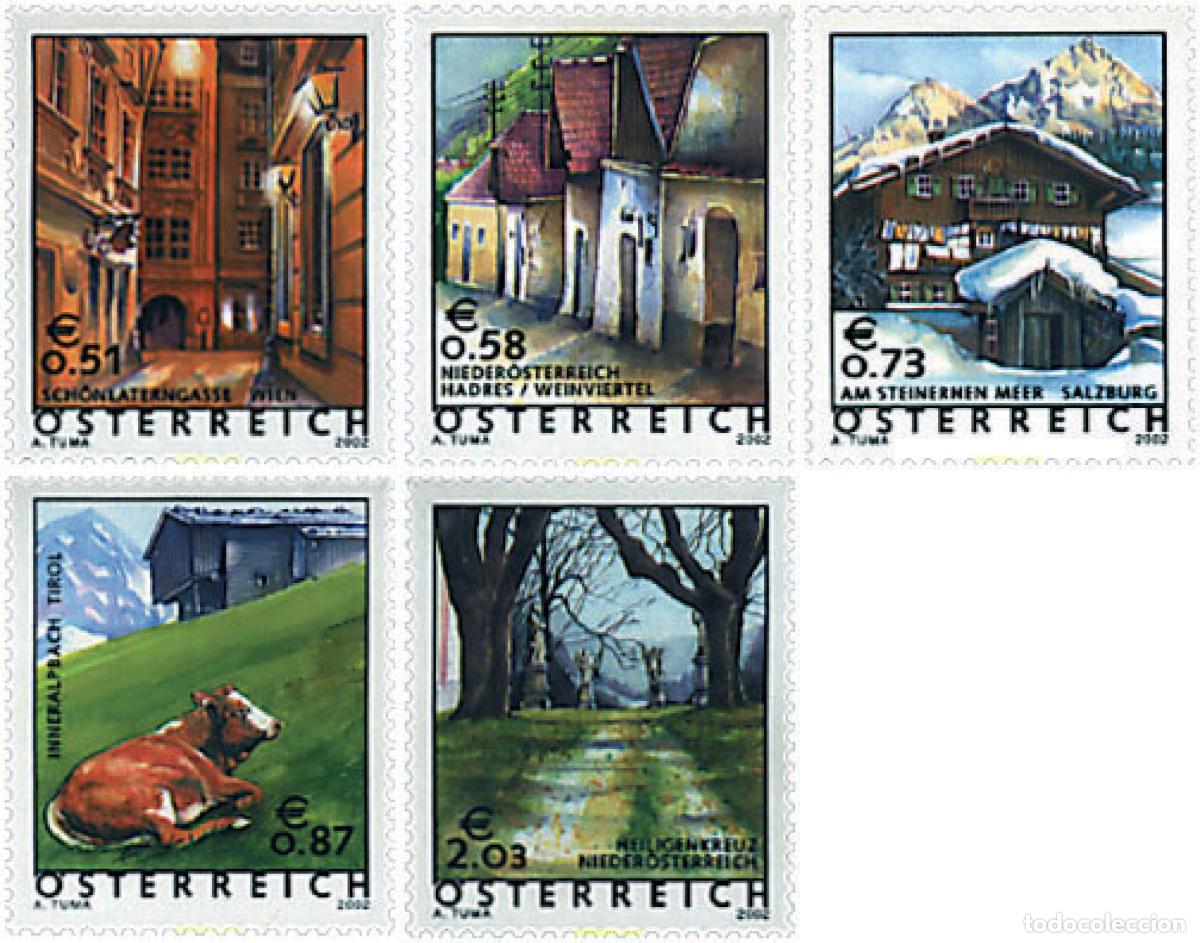 Sellos: 80815 MNH AUSTRIA 2002 VACACIONES EN AUSTRIA