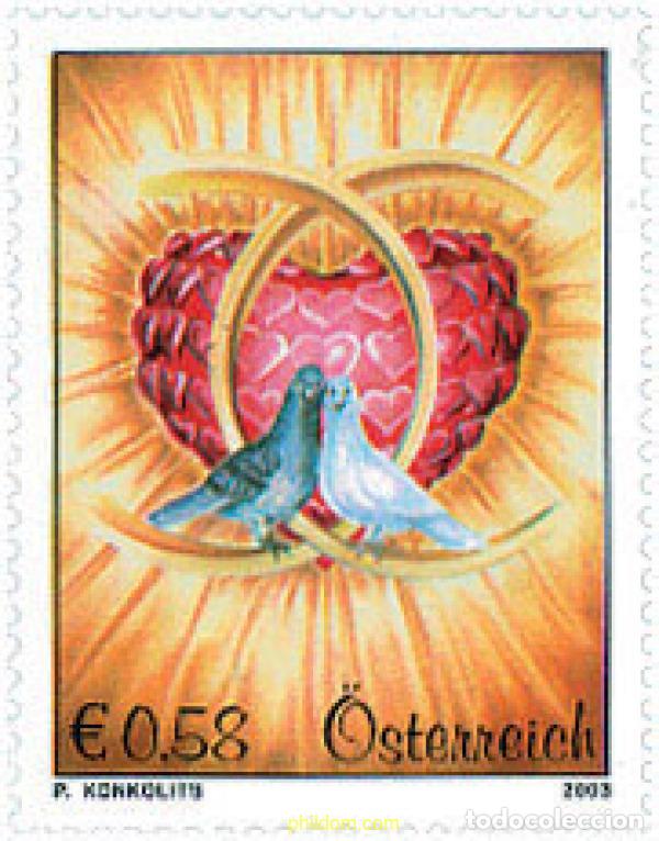 Sellos: 117998 MNH AUSTRIA 2003 SELLOS DE BODA