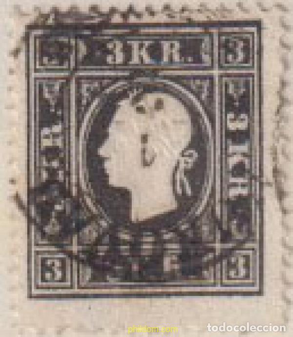 Sellos: 639750 USED AUSTRIA 1858 EMPERADOR FRANCISCO JOSE I