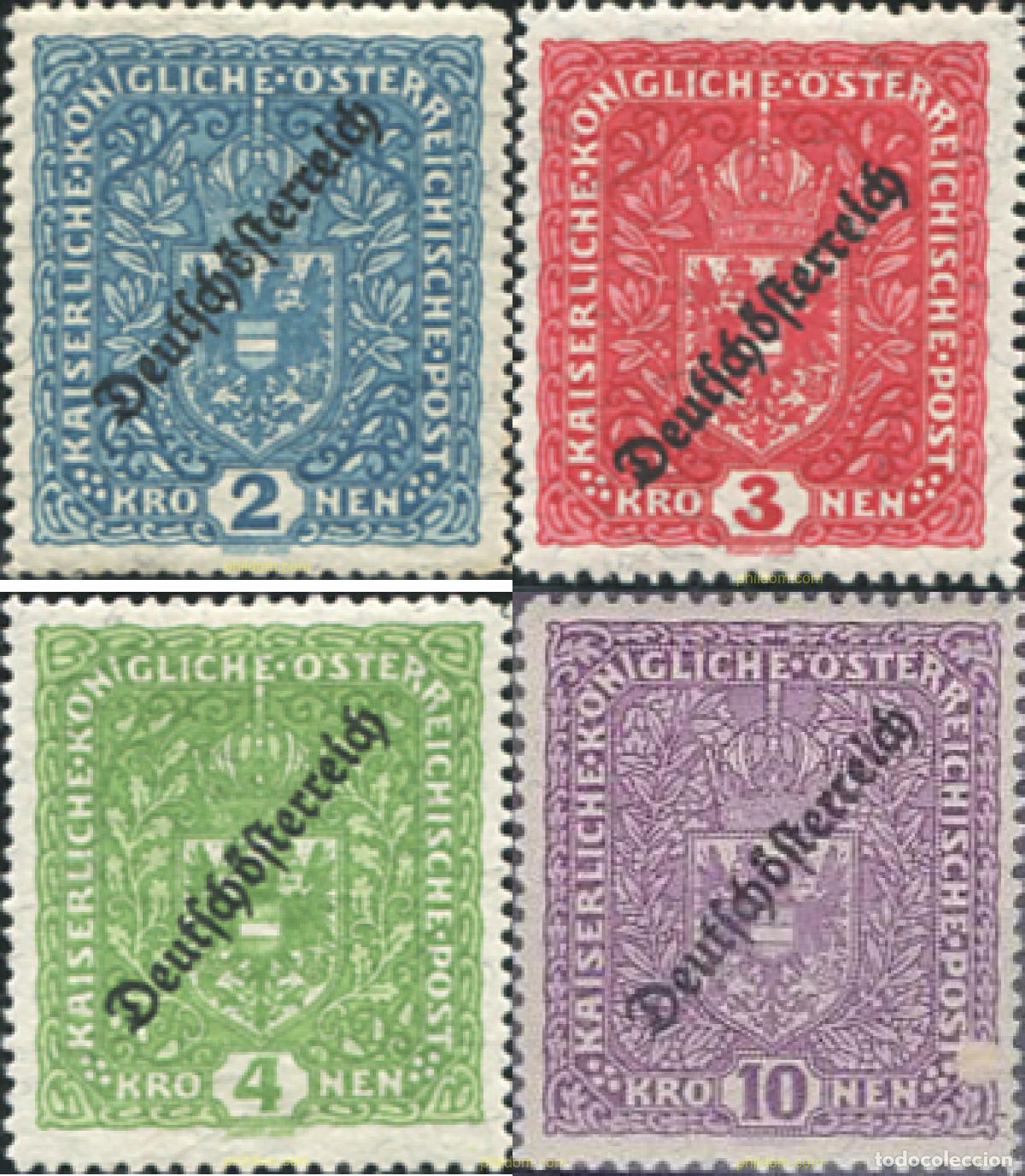 Francobolli: 616279 HINGED AUSTRIA 1919 ESCUDOS
