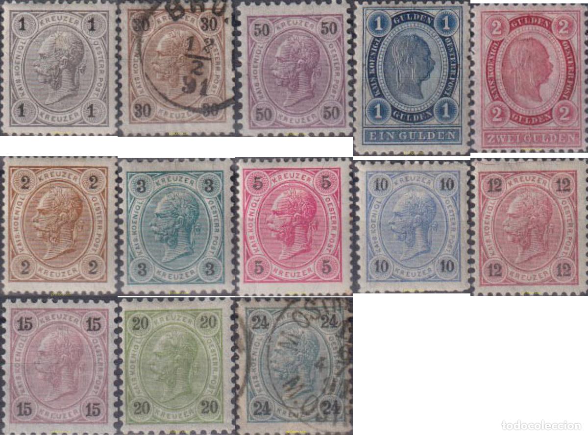 Sellos: 639619 HINGED AUSTRIA 1890 EMPERADOR FRANCISCO JOSE I
