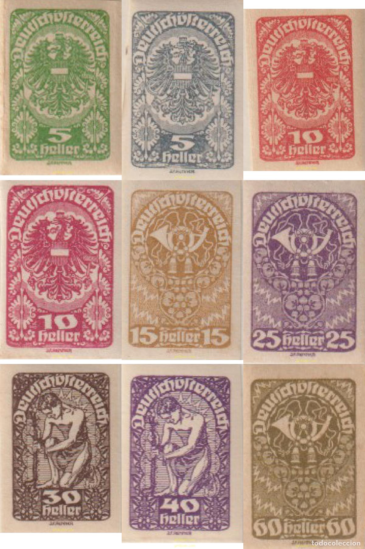 Sellos: 118897 MNH AUSTRIA 1919 MOTIVOS VARIOS