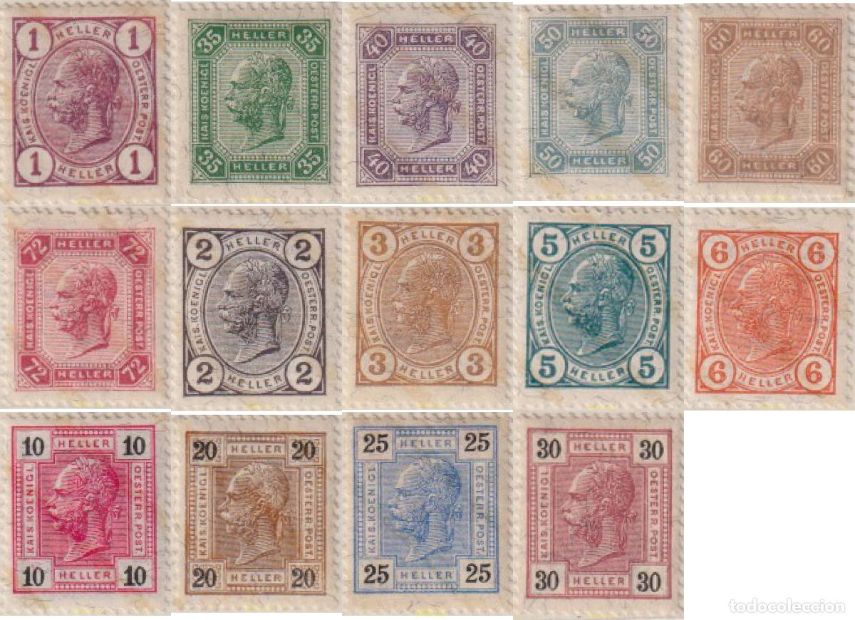 Sellos: 639622 HINGED AUSTRIA 1904 EMPERADOR FRANCISCO JOSE I