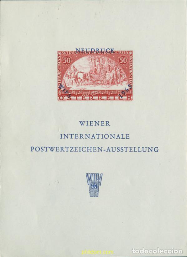 Sellos: 287815 MNH AUSTRIA 1933 EXPOSICION FILATELICA INTERNACIONAL EN VIENA