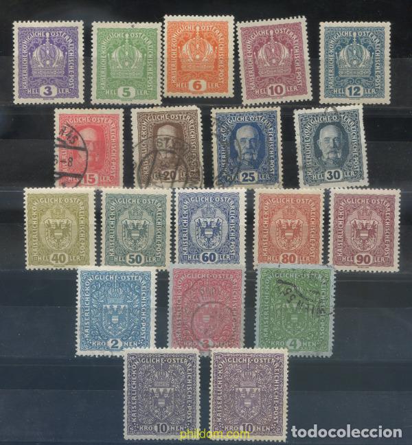Sellos: 658074 MNH AUSTRIA 1916 MOTIVOS VARIOS