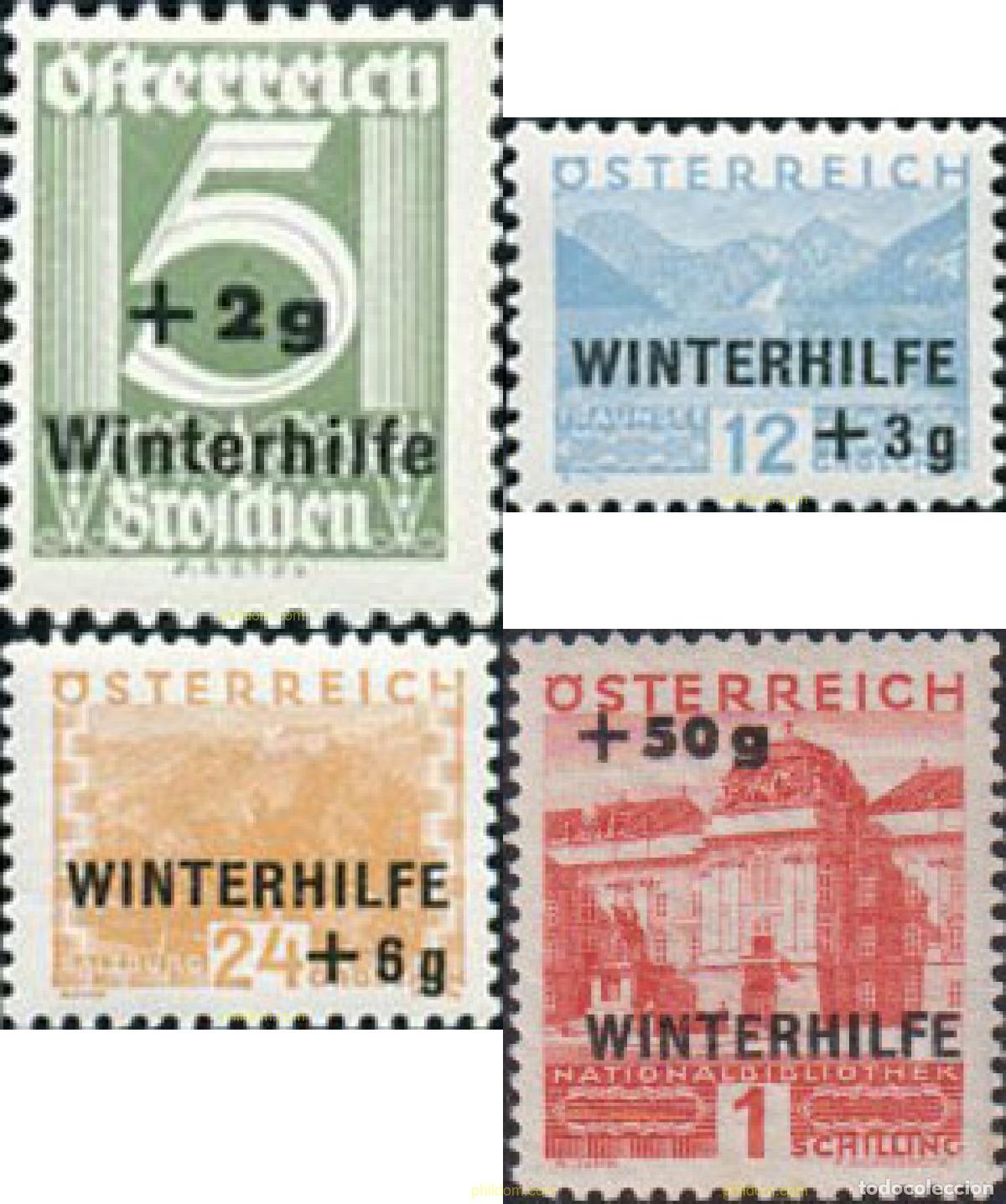 Sellos: 119091 MNH AUSTRIA 1933 INVIERNO