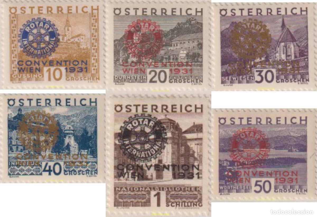 Sellos: 616192 HINGED AUSTRIA 1931 CONVENCION INTERNACIONAL ROTARY 1931