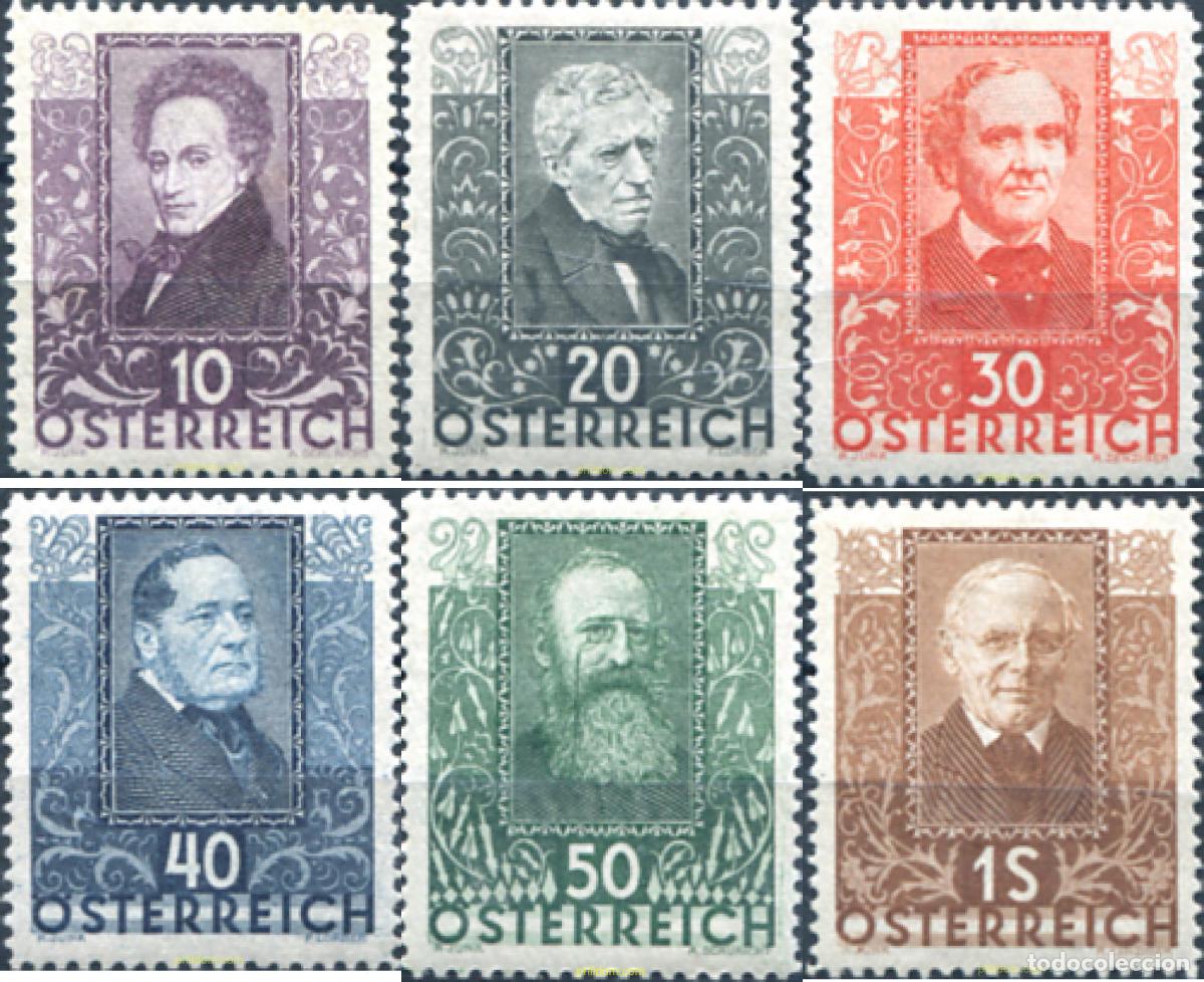 Sellos: 285156 HINGED AUSTRIA 1931 POETAS