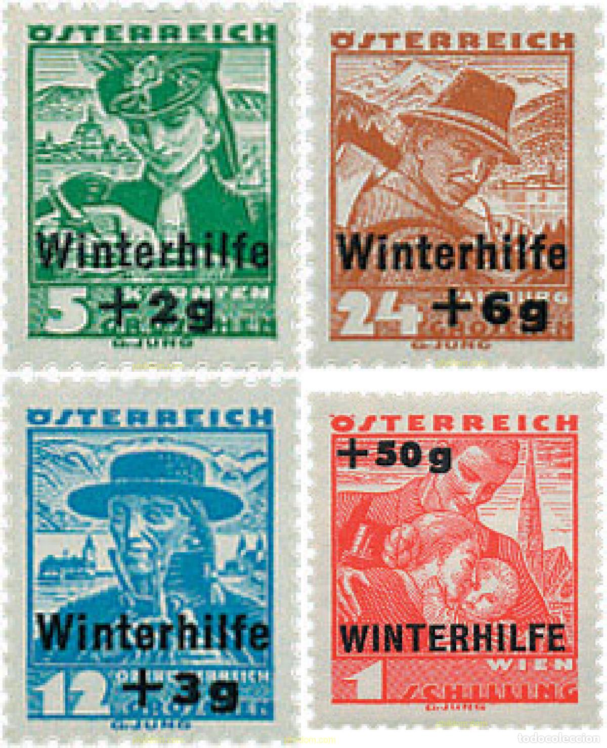 Sellos: 285161 HINGED AUSTRIA 1935 INVIERNO