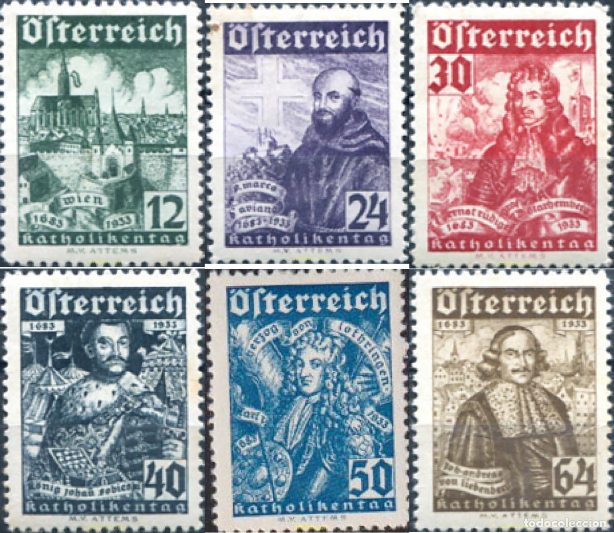 Sellos: 639637 HINGED AUSTRIA 1933 MOTIVOS VARIOS
