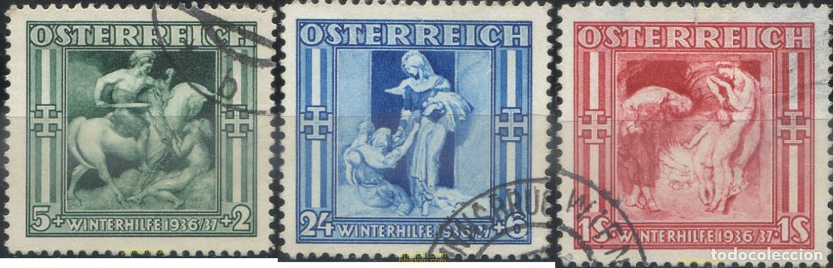 Sellos: 658111 HINGED AUSTRIA 1936 INVIERNO