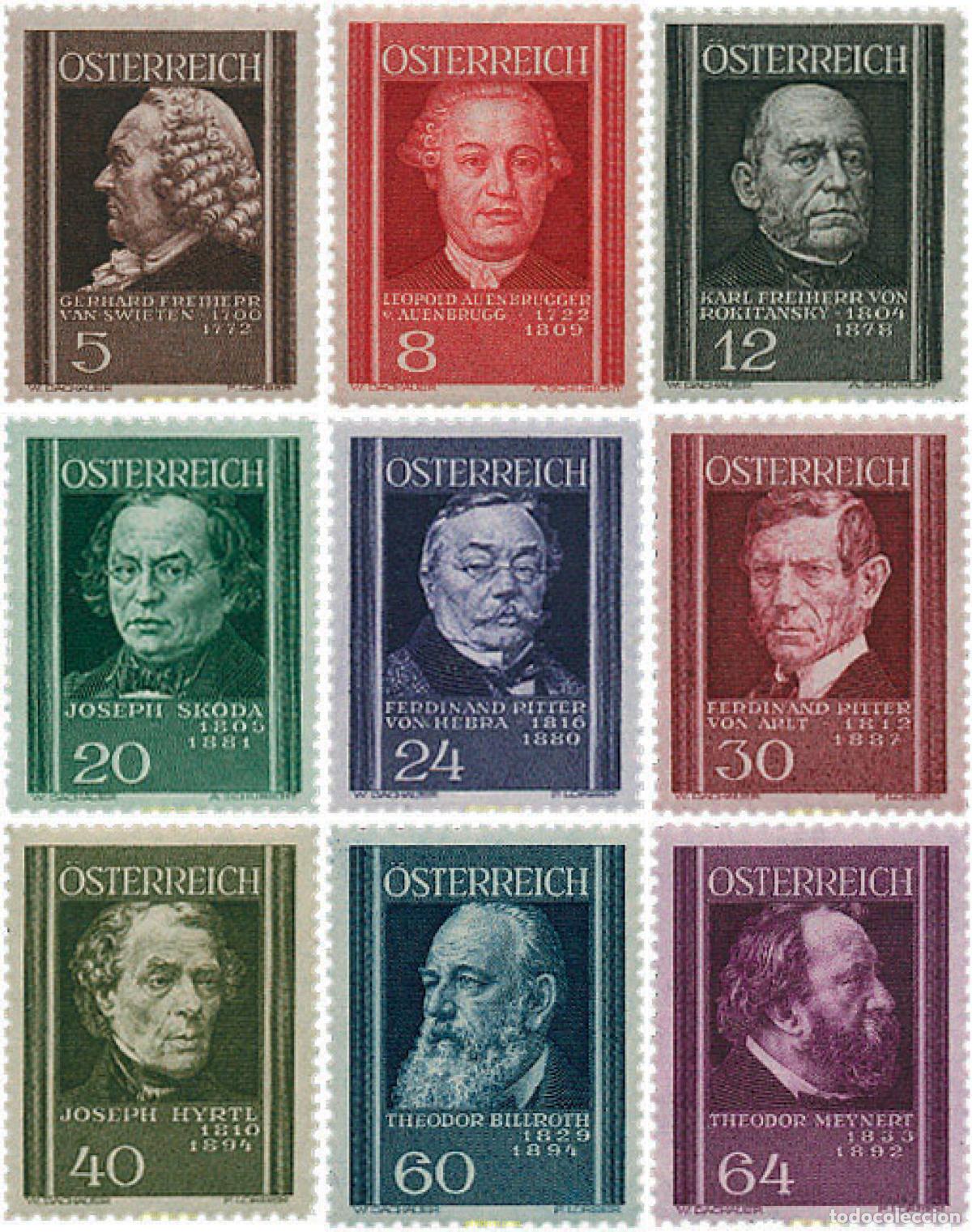 Sellos: 119155 MNH AUSTRIA 1937 MEDICOS