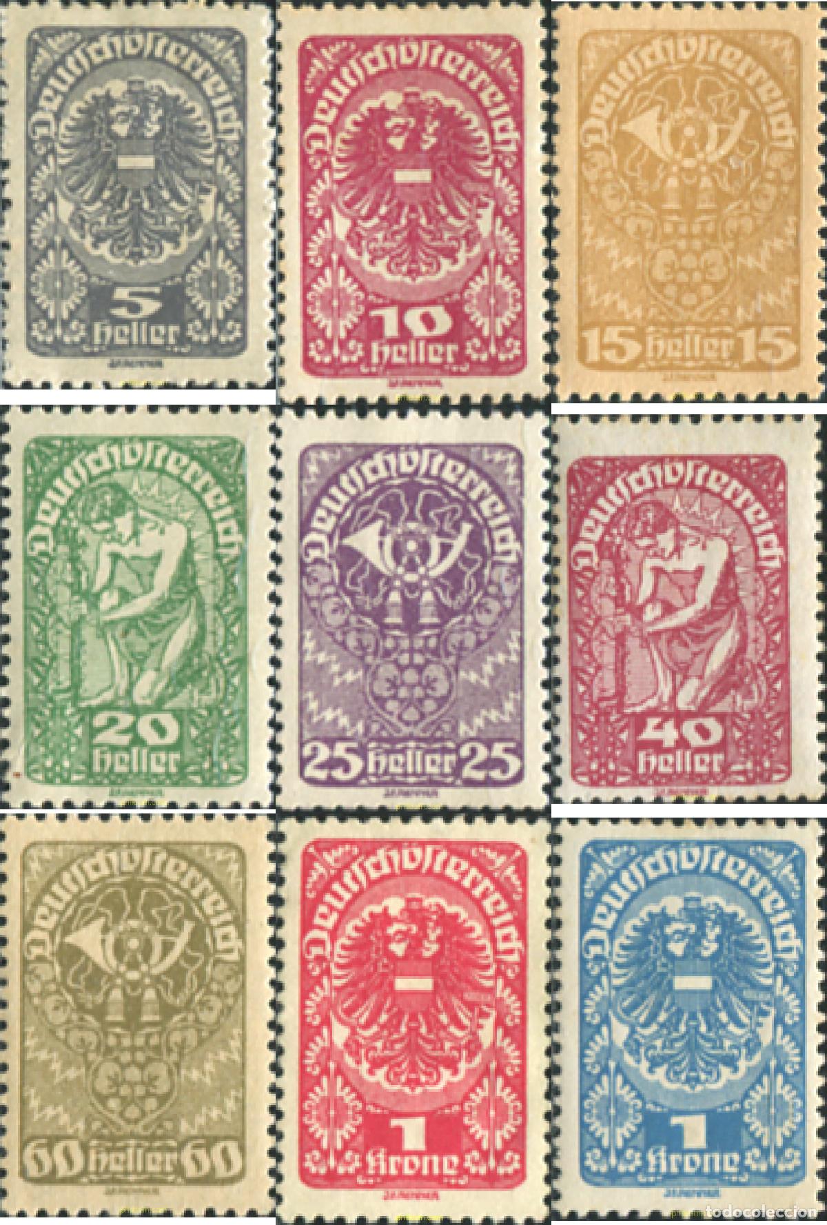 Sellos: 616256 HINGED AUSTRIA 1919 MOTIVOS VARIOS