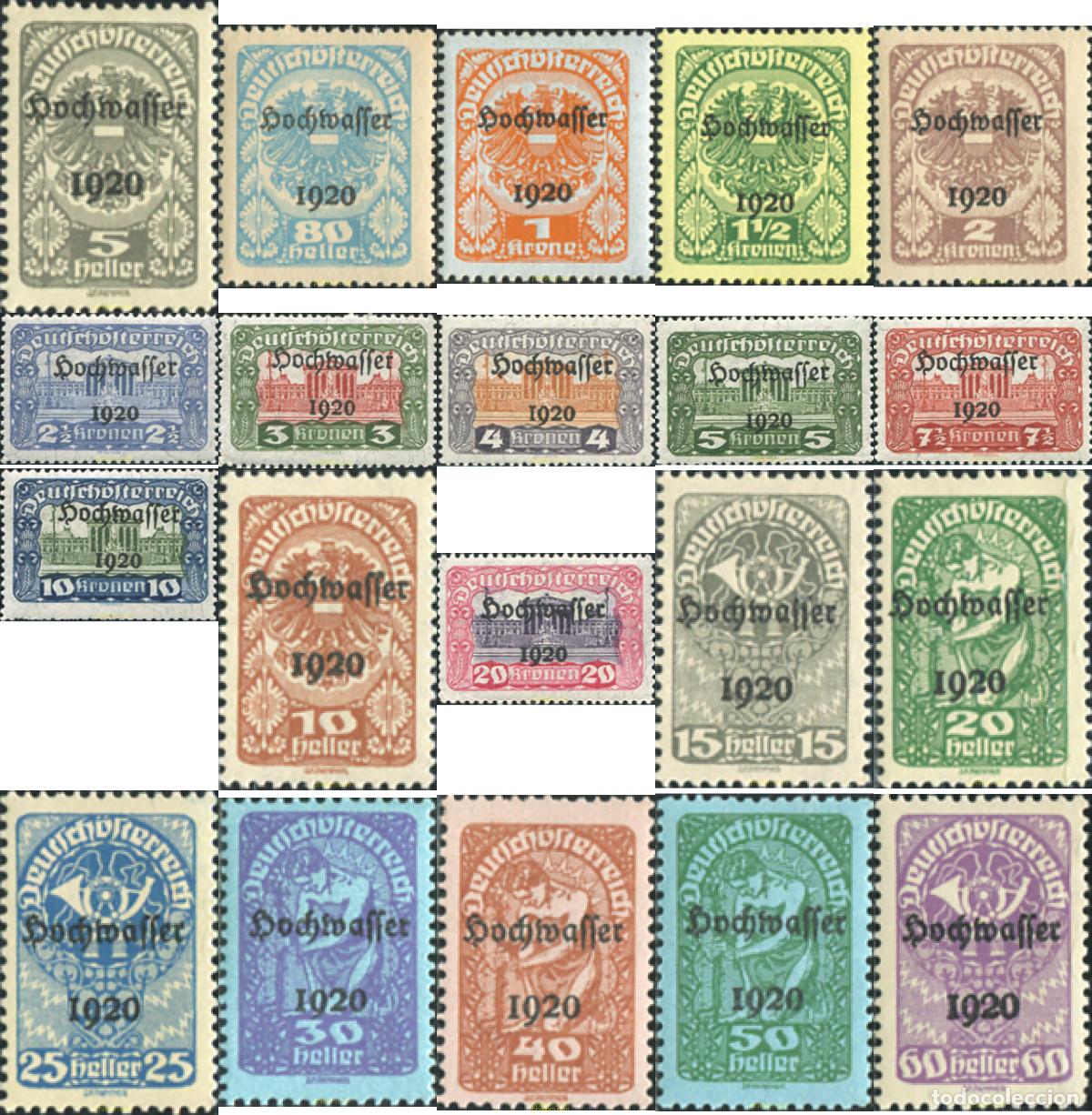 Briefmarken: 616211 HINGED AUSTRIA 1921 ESCUDOS