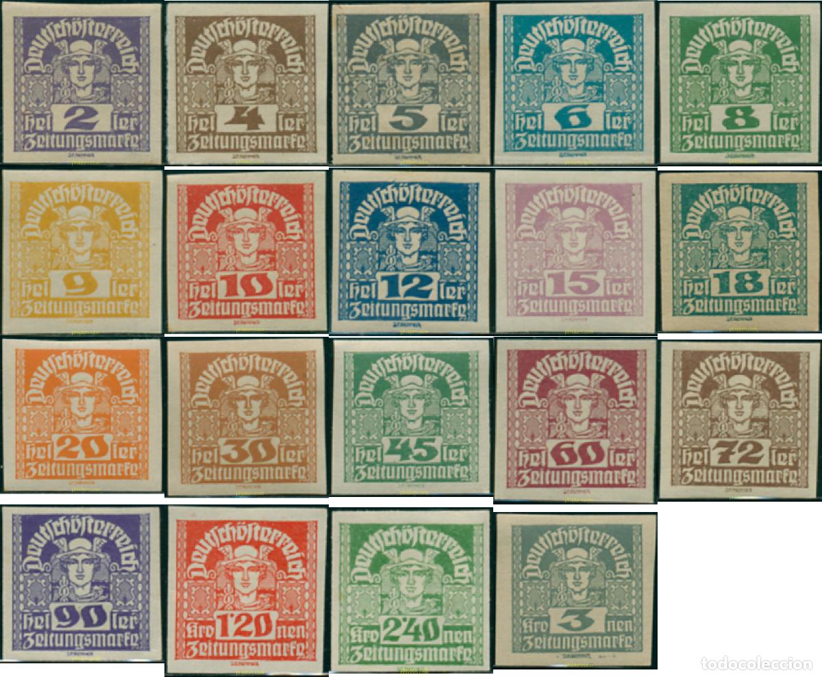 Sellos: 287822 HINGED AUSTRIA 1920 MERCURIO