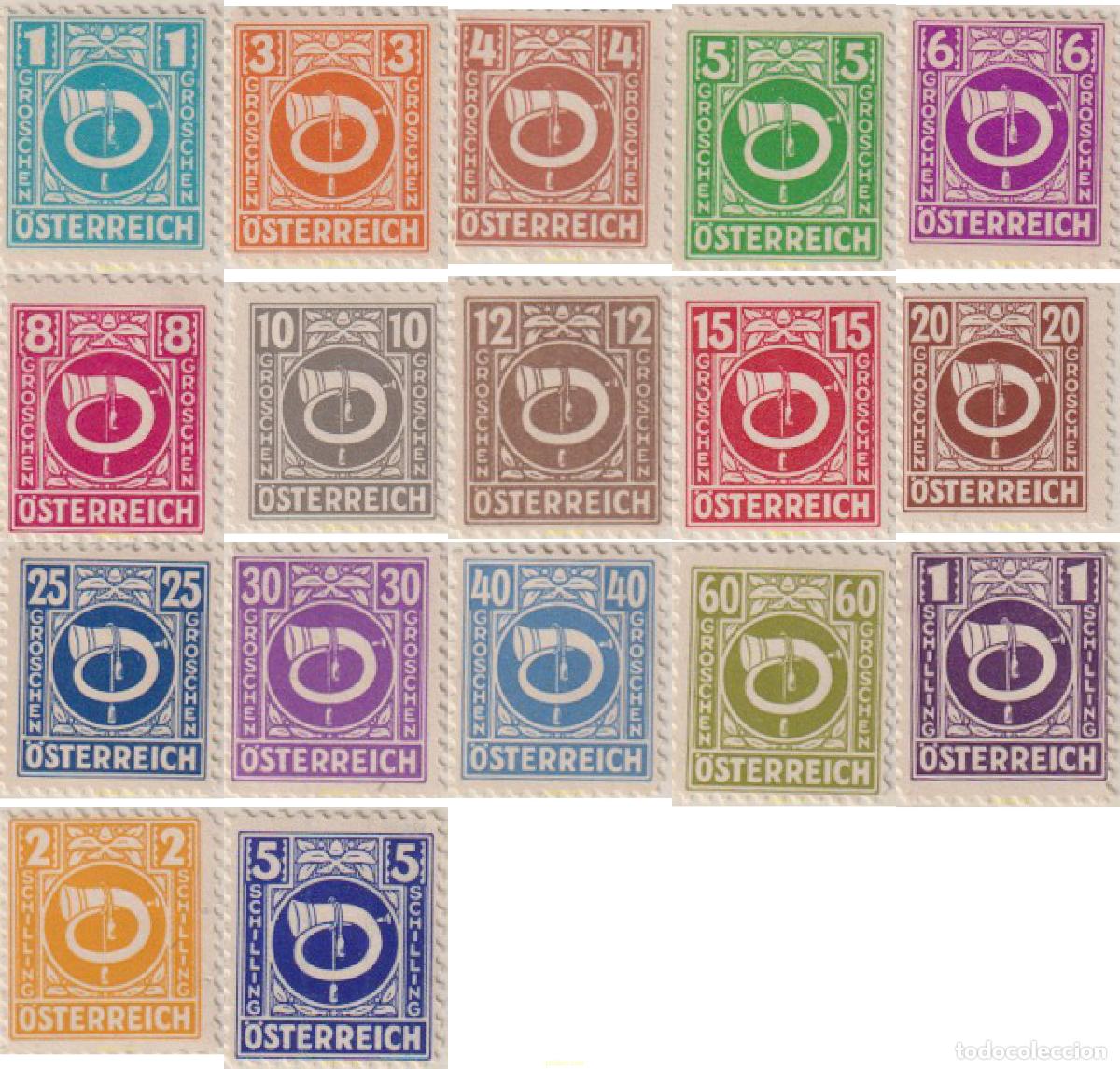 Sellos: 119184 MNH AUSTRIA 1945 CORNETA POSTAL