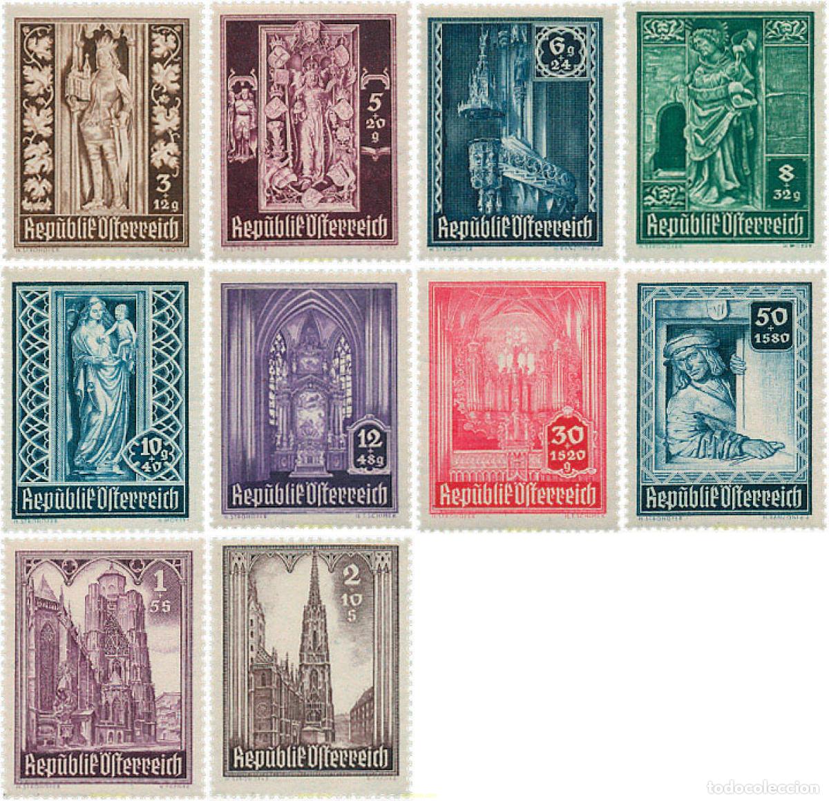 Sellos: 119250 MNH AUSTRIA 1946 PRO RECONSTRUCCION DE LA CATEDRAL SAINT-ETIENNE DE VIENA