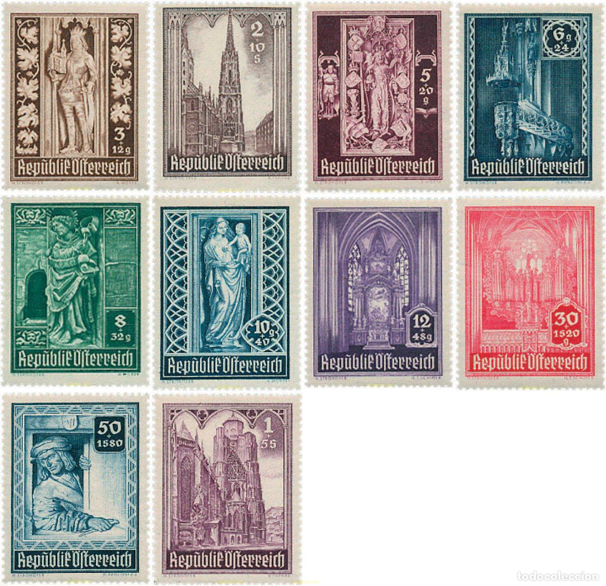 Sellos: 285175 HINGED AUSTRIA 1946 PRO RECONSTRUCCION DE LA CATEDRAL SAINT-ETIENNE DE VIENA