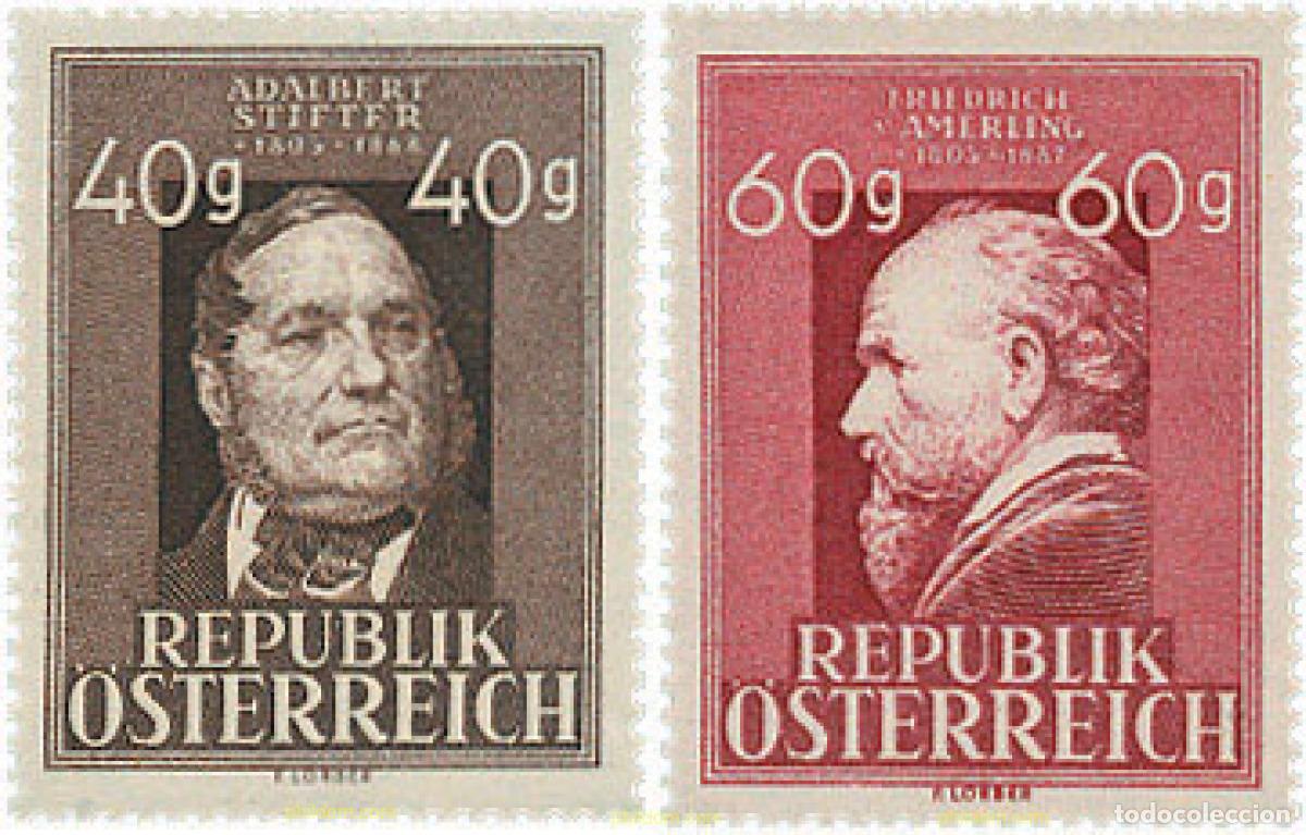 Sellos: 345105 HINGED AUSTRIA 1948 ANIVERSARIOS