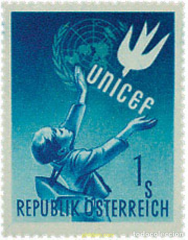 Sellos: 200626 HINGED AUSTRIA 1949 UNICEF