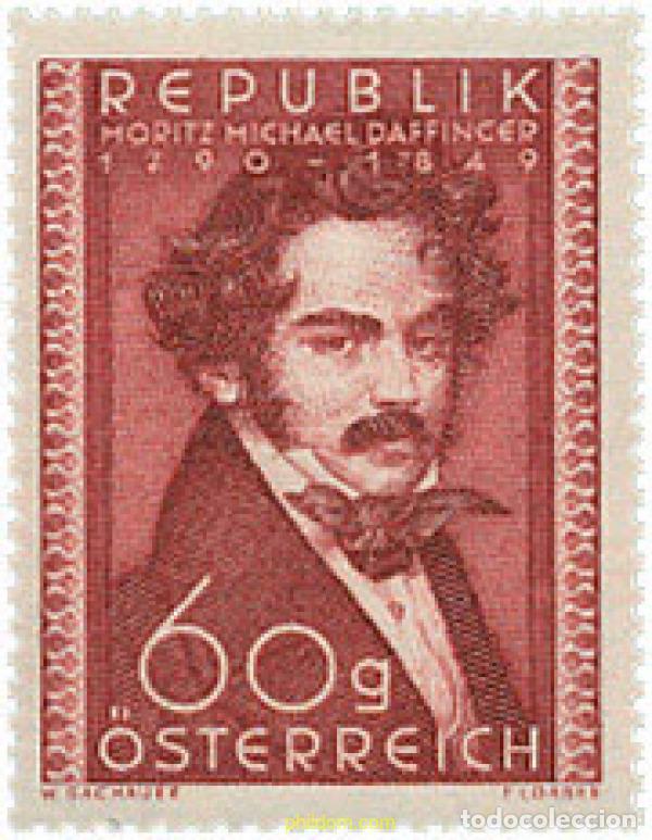Stamps: 200631 HINGED AUSTRIA 1950 160 ANIVERSARIO DEL NACIMIENTO DE MORITZ DAFFINGER