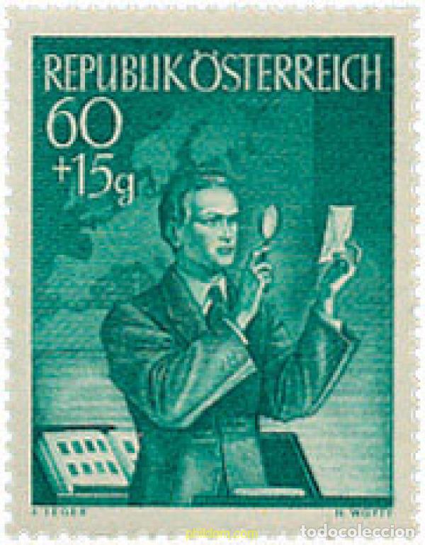 Sellos: 119505 MNH AUSTRIA 1950 DIA DEL SELLO