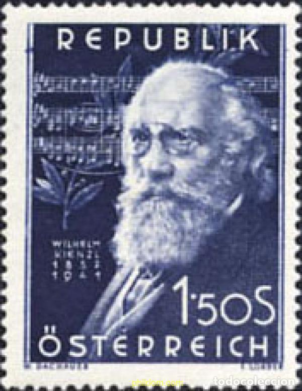 Sellos: 119517 MNH AUSTRIA 1951 10 ANIVERSARIO DE LA MUERTE DE WILHELM KIENZL