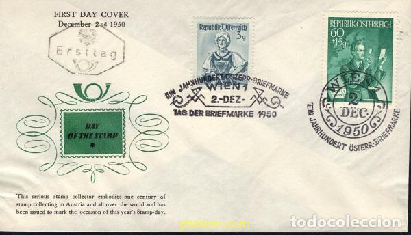 Sellos: 437990 MNH AUSTRIA 1950 DIA DEL SELLO