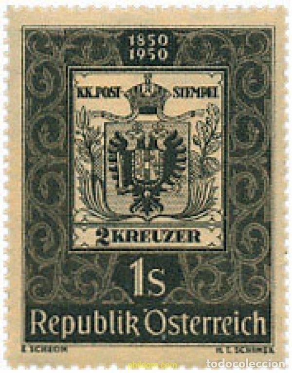 Sellos: 119499 MNH AUSTRIA 1950 CENTENARIO DEL SELLO
