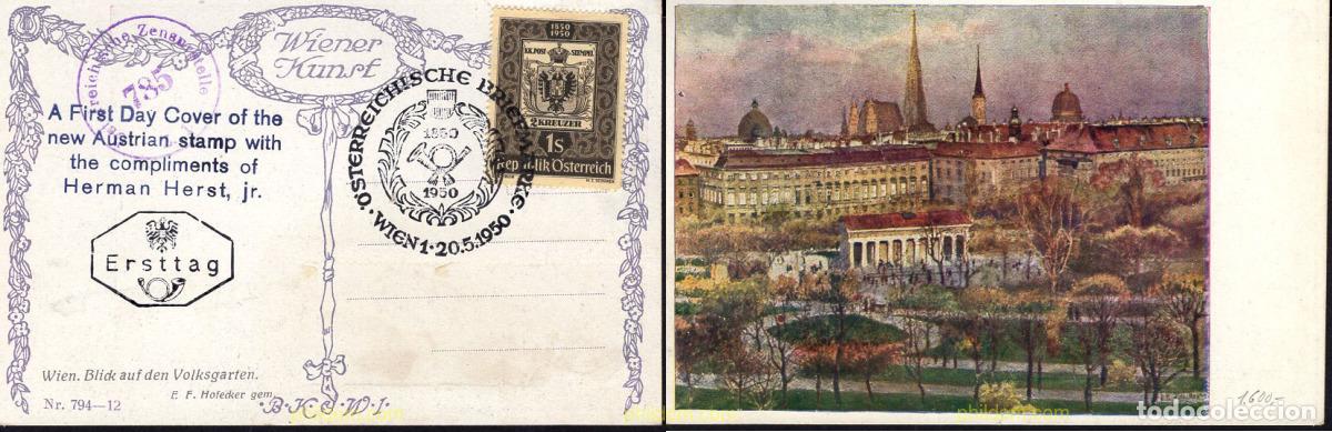 Sellos: 678537 MNH AUSTRIA 1950 CENTENARIO DEL SELLO