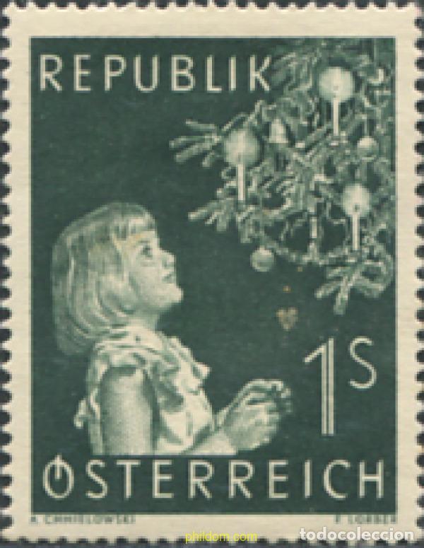 Briefmarken: 640192 HINGED AUSTRIA 1953 NAVIDAD