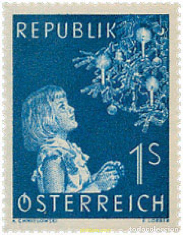 Sellos: 640196 HINGED AUSTRIA 1954 NAVIDAD