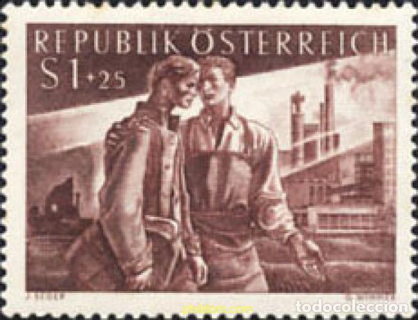 Timbres: 119602 MNH AUSTRIA 1955 A FAVOR DE LOS PRISIONEROS REPATRIADOS