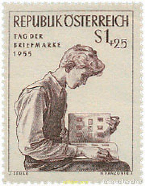 Timbres: 200668 HINGED AUSTRIA 1955 DIA DEL SELLO
