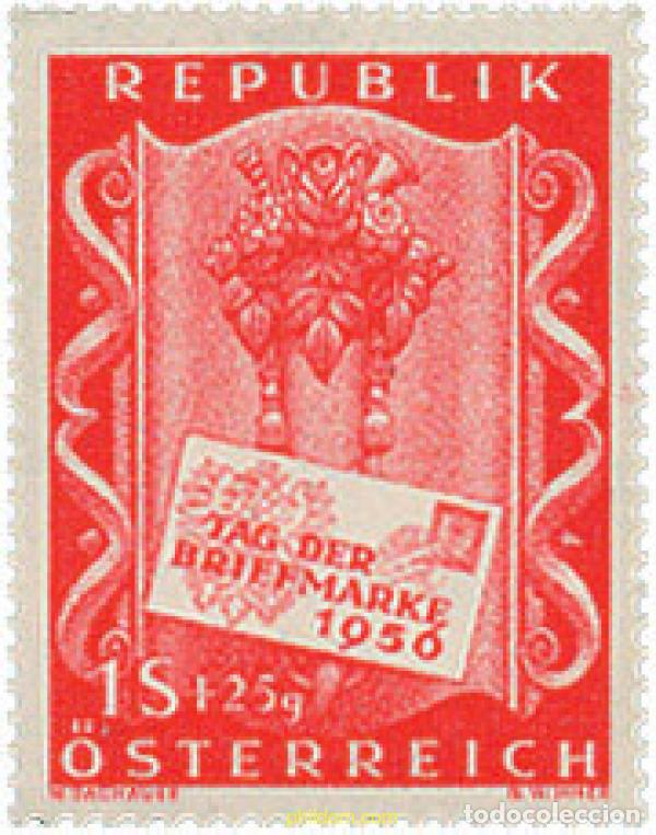 Selos: 119619 MNH AUSTRIA 1956 DIA DEL SELLO